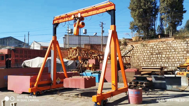 Mobile Gantry Non-Rail Portable Gantry Crane 0.5t ~20t